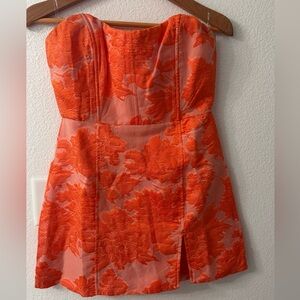 Bright Floral Mini Formal Dress